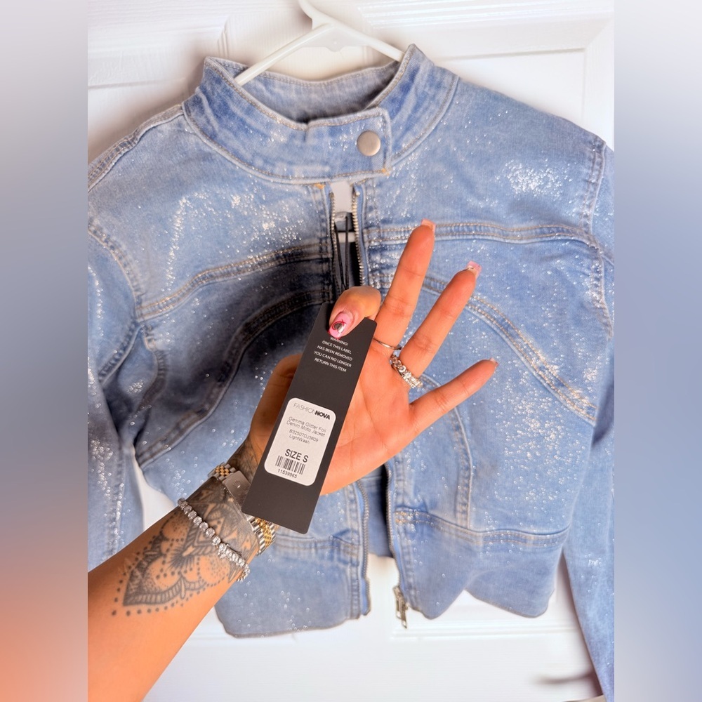 Sold out Fashion Nova Light Blue Denim set - Picture 3 of 9